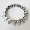 Silver Spike Bracelet