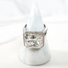 Sterling Silver Diamond Ring