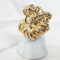 Goldtone Twist Ring