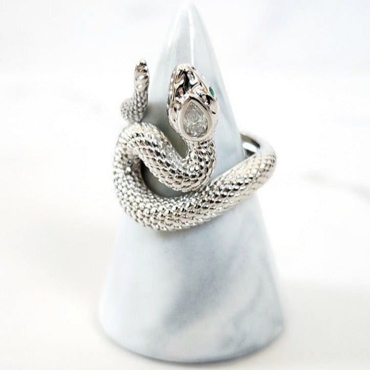 Sterling Silver Snake Ring