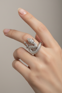 Sterling Silver Snake Ring