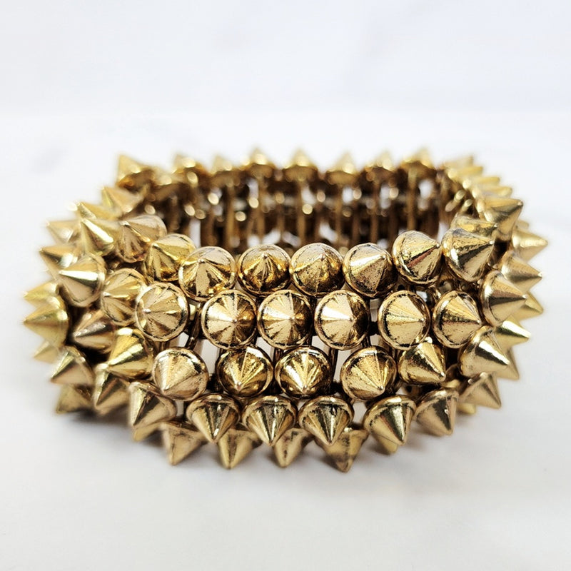 Gold Spike Bracelet