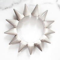 Gray Spike Bracelet