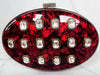 Red Diamond Resin Clutch