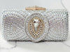 Silver and Gold Crystal Clutch