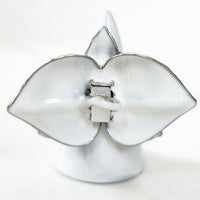 White Orchid Flower Ring