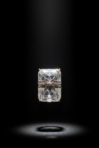 Sterling Silver Natural Crystal Ring