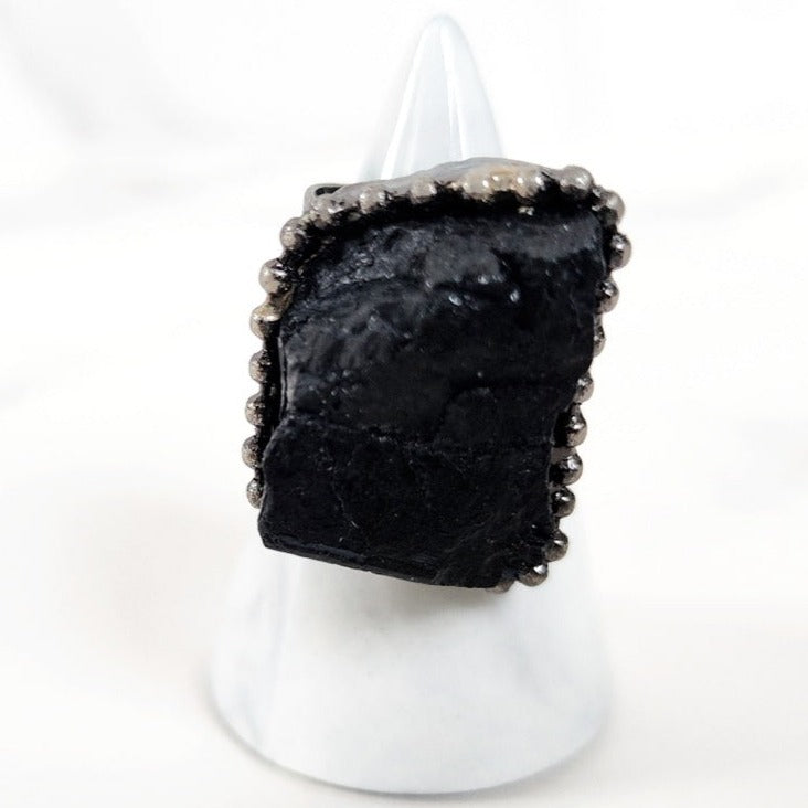 Black Tourmaline Ring