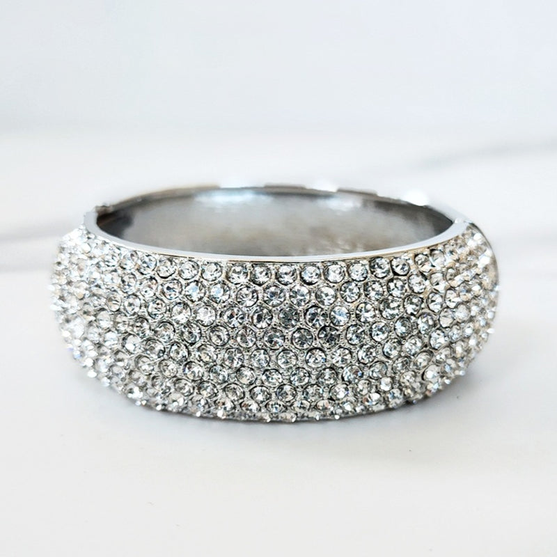 Silver Pave Diamond Bracelet