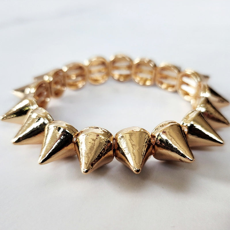 Gold Spike Bracelet