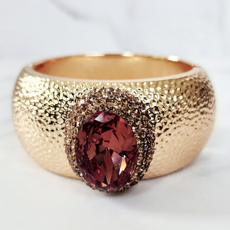 Gold Zultanite Crystal Bangle