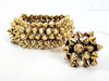 Gold Spike Ring and Bracelet