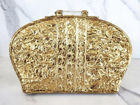 White and Gold  Mother Of Pearl Clutch