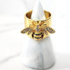 Goldtone Bumblebee Ring