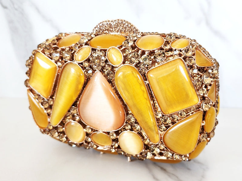 Citrine Stone Clutch