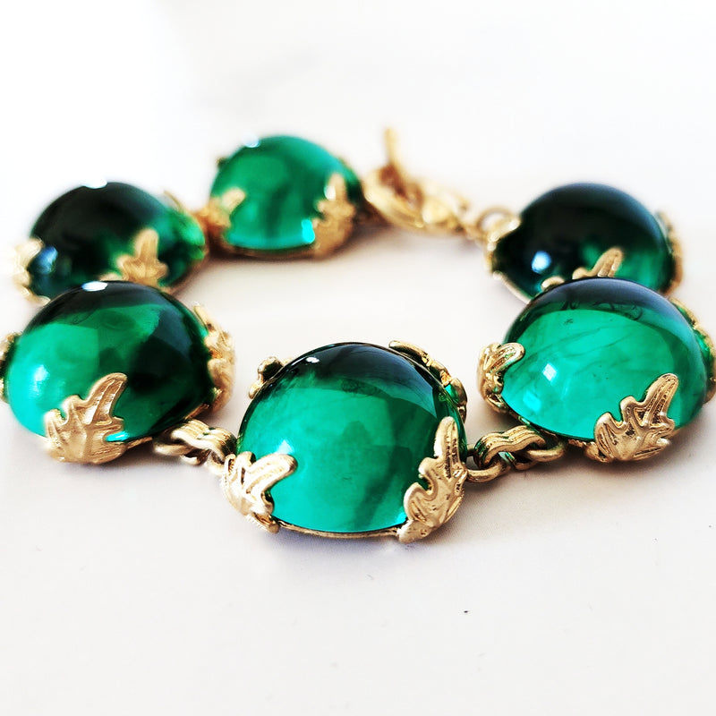 Green And Gold Bracelet