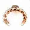 Natural Baroque Pearl Wicker Cuff