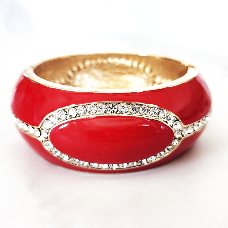 Red Diamond Resin Bracelet