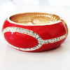 Red Diamond Resin Bracelet