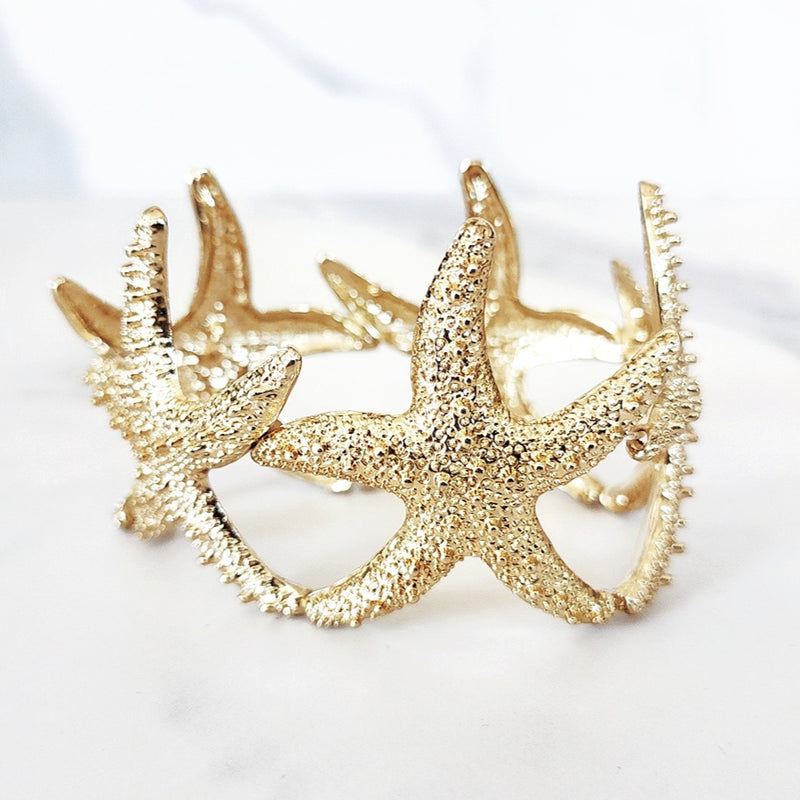 Gold Starfish Bracelet