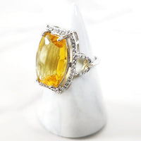 Sterling Silver Citrine Ring