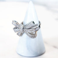 Sterling Silver Mini Bow Ring