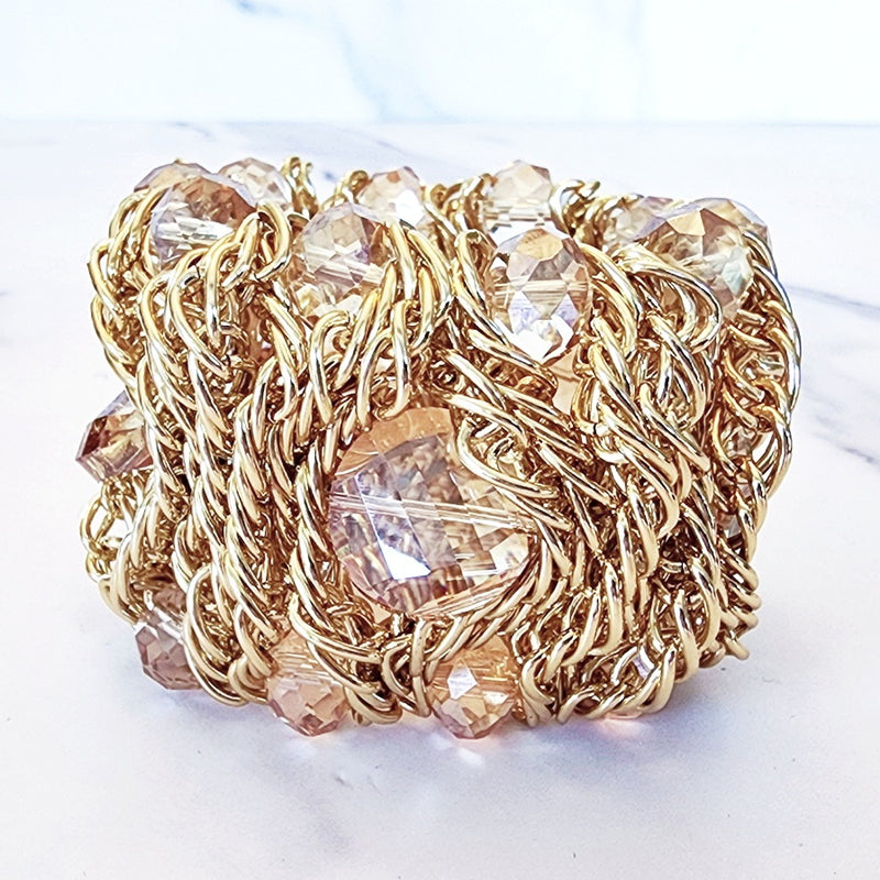 Gold Stretch Bracelet