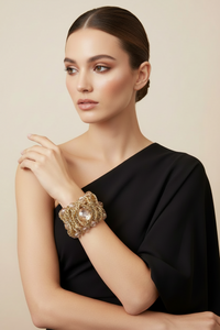 Gold Stretch Bracelet