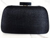 Black Canvas Clutch