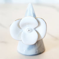 Small White Flower Ring