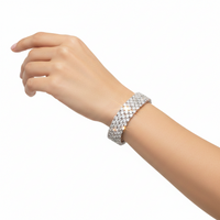 Sterling Silver Diamond Bracelet