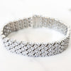 Sterling Silver Diamond Bracelet