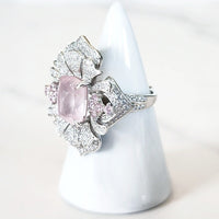 Sterling Silver Rose Quartz Ring