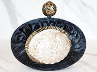 Black Mother of Pearl Clutch