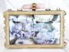 Gold Multicolored Mother of Pearl Clutch