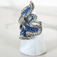 Baby Blue Pave Ring