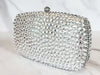 Silver Crystal Clutch