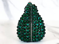 Green Crystal Mini Clutch