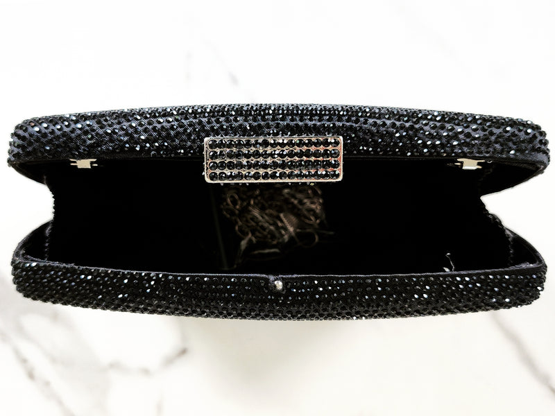 Black Crystal Clutch