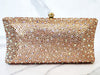 Champagne Gold Crystal Clutch