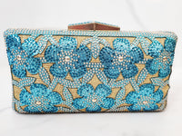 Blue Flower Clutch