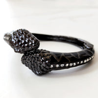 Black Snake Cuff Bracelet