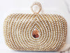 Gold Knuckle Clutch Purse