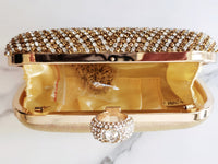 Gold Knuckle Clutch Purse