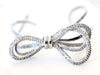 Silvertone Bow Cuff and Sterling Silver Bow Ring