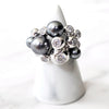 Sterling Silver Cluster Ring