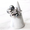 Sterling Silver Cluster Ring