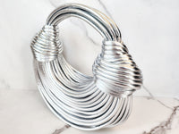 Silver Double Knot Bag