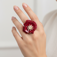 Red Flower Ring