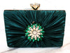 Green Jeweled Clutch Purse